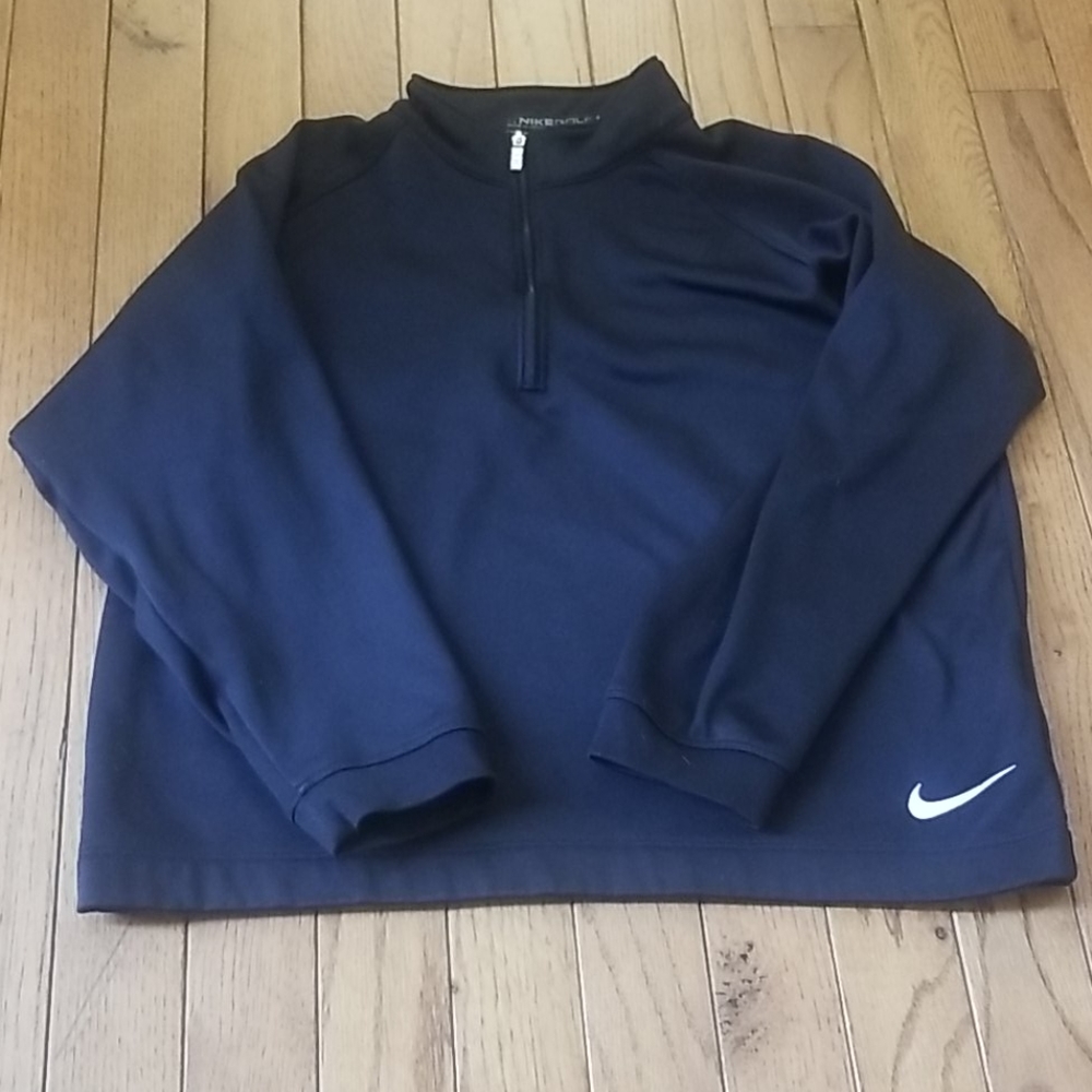 Nike golf therma fit black shirt long sleeve 6 7 8